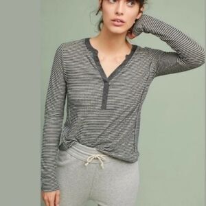 Akemi + KIN Long Sleeve Striped Top- size S